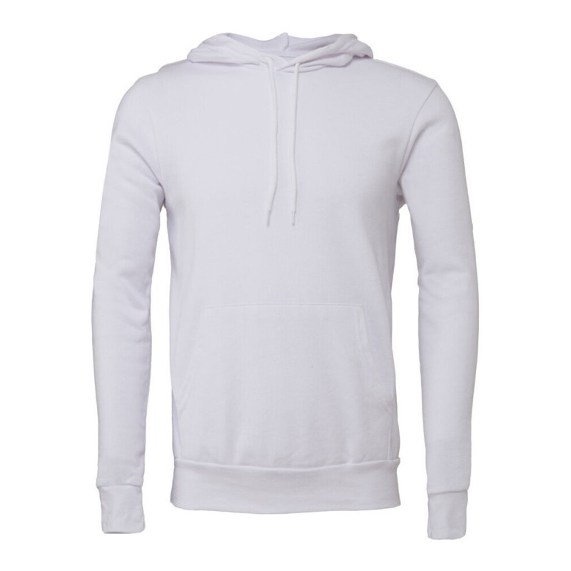 Sweat à capuche cordons blancs, modèle fitté, 220 g/m²