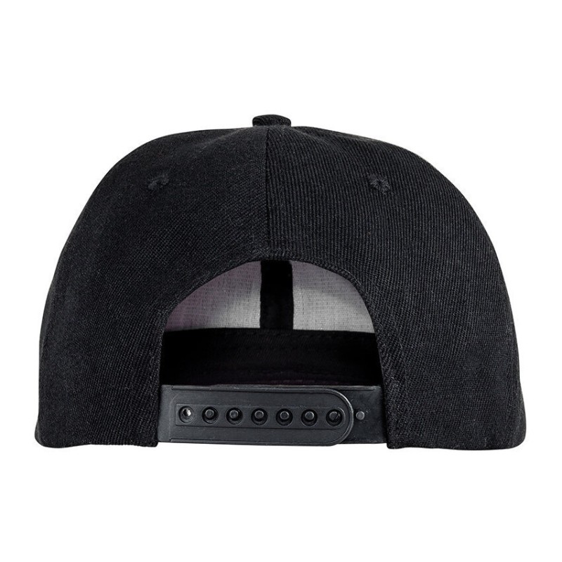 Casquette snapback originale 6 panneaux avec visière brillante, 300 g/m²