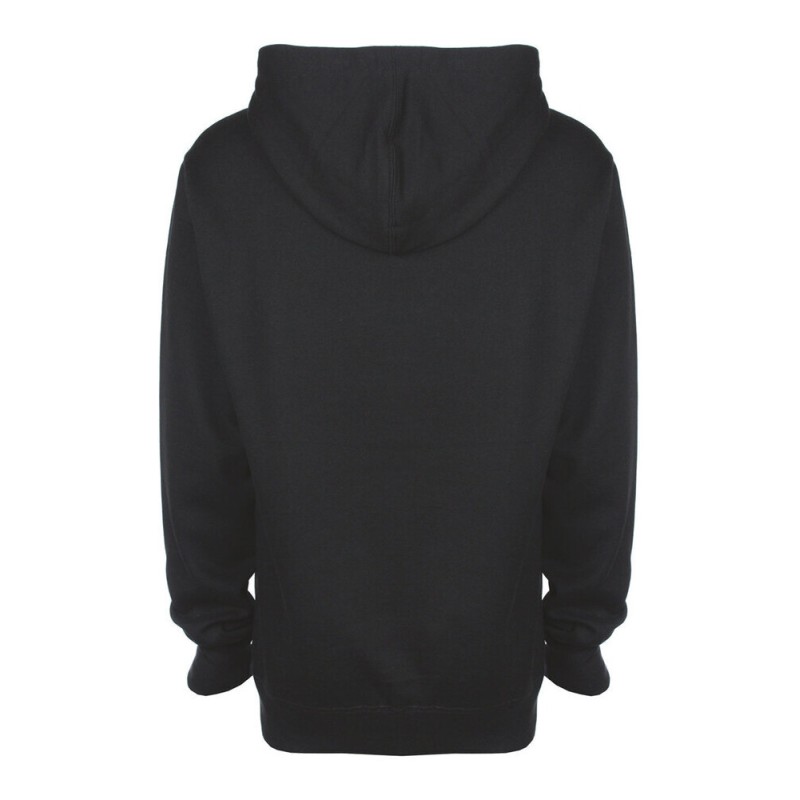 Sweat-shirt bicolore à capuche doublée en polycoton, 300 g/m²