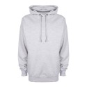 Sweat-shirt sans marque à capuche doublée en polycoton, 280 g/m²