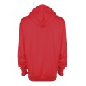 Sweat-shirt sans marque à capuche doublée en polycoton, 280 g/m²