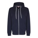 Sweat-shirt zippé à capuche doublée en polycoton, 280 g/m²