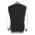 Veste sweat adulte bicolore avec boutons pression, 300 g/m²