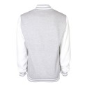 Veste sweat adulte bicolore avec boutons pression, 300 g/m²
