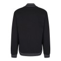 Veste sweat avec boutons pression, manches de même couleur
