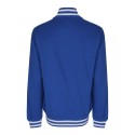 Veste sweat avec boutons pression, manches de même couleur