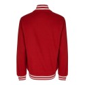 Veste sweat avec boutons pression, manches de même couleur