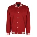 Veste sweat avec boutons pression, manches de même couleur