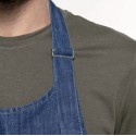 Tablier réglable long avec grande poche avant, 190 g/m²
