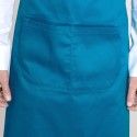 Tablier réglable long avec grande poche avant, 190 g/m²