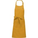 Tablier réglable long avec grande poche avant, 190 g/m²
