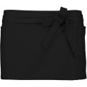 Tablier de bistro court en coton sans bavette avec 5 poches, 280 g/m²