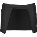 Tablier de bistro court en coton sans bavette avec 5 poches, 280 g/m²