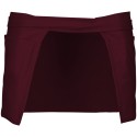 Tablier de bistro court en coton sans bavette avec 5 poches, 280 g/m²