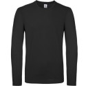 T-shirt homme manches longues en coton col rond 145 g/m²