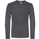T-shirt homme manches longues en coton col rond 145 g/m²
