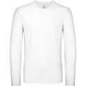 T-shirt homme manches longues en coton col rond, 145 g/m²