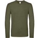 T-shirt homme manches longues en coton col rond 145 g/m²