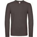 T-shirt homme manches longues en coton col rond 145 g/m²