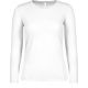 T-shirt femme manches longues en coton col rond 145 g/m²