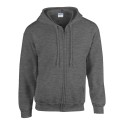 Sweat-shirt à capuche homme zippé Heavy Blend en polycoton, 280 g/m²