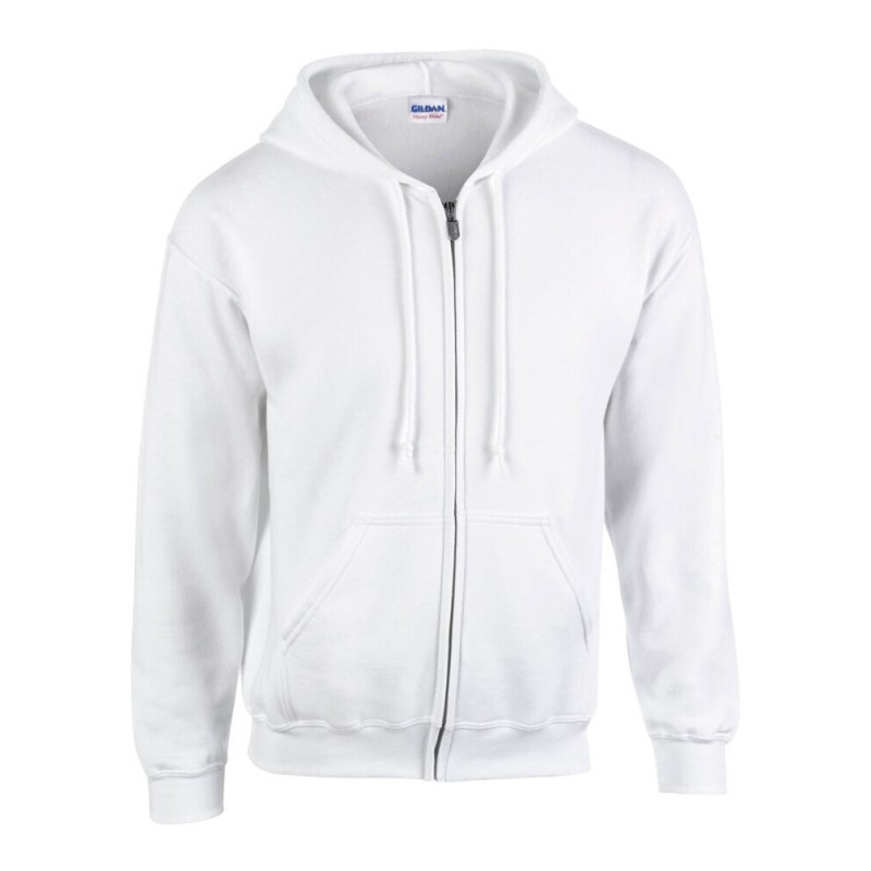 Sweat-shirt à capuche homme zippé Heavy Blend en polycoton, 280 g/m²