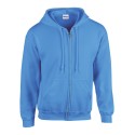 Sweat-shirt à capuche homme zippé Heavy Blend en polycoton, 280 g/m²