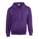 Sweat-shirt à capuche homme zippé Heavy Blend en polycoton, 280 g/m²