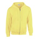 Sweat-shirt à capuche homme zippé Heavy Blend en polycoton, 280 g/m²