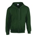 Sweat-shirt à capuche homme zippé Heavy Blend en polycoton, 280 g/m²