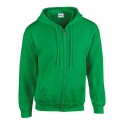 Sweat-shirt à capuche homme zippé Heavy Blend en polycoton, 280 g/m²