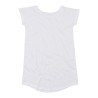 Robe t-shirt femme en coton bio avec large décolleté, 150 g/m²