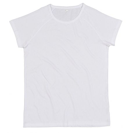 T-shirt unisexe en coton bio, manches courtes raglan, 150 g/m²