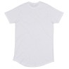 T-shirt homme effet slub en coton bio, coupe longue et ample, 150 g/m²