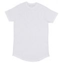 T-shirt homme effet slub en coton bio, coupe longue et ample, 150 g/m²