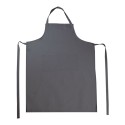 Long tablier de cuisine pratique et confortable avec poches, 205 g/m²