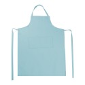 Long tablier de cuisine pratique et confortable avec poches, 205 g/m²