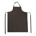 Long tablier de cuisine pratique et confortable avec poches, 205 g/m²