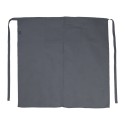 Tablier de bistro long avec fente et poches, 205 g/m²