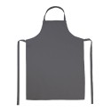 Long tablier de cuisine confortable et élégant sans poches, 205 g/m²