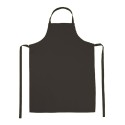 Long tablier de cuisine confortable et élégant sans poches, 205 g/m²
