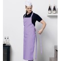 Long tablier de cuisine confortable et élégant sans poches, 205 g/m²