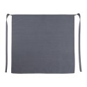 Long tablier de bistro classique à nouer autour de la taille, 205 g/m²
