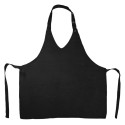 Tablier de cuisine femme confortable et élégant en col V, 205 g/m²