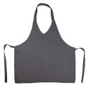 Tablier de cuisine femme confortable et élégant en col V, 205 g/m²