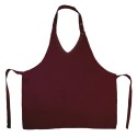 Tablier de cuisine femme confortable et élégant en col V, 205 g/m²