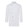 Veste de chef homme, manches longues, boutons-pression, 215 g/m²