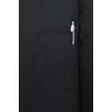 Veste de chef homme, manches longues, boutons-pression, 215 g/m²