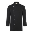 Veste de chef homme, manches longues, boutons-pression, 215 g/m²