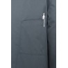 Veste de chef homme, manches longues, boutons-pression, 215 g/m²